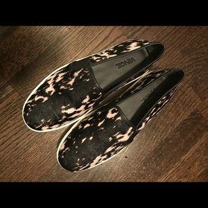 Vince pony hair slip on.  Size 7.